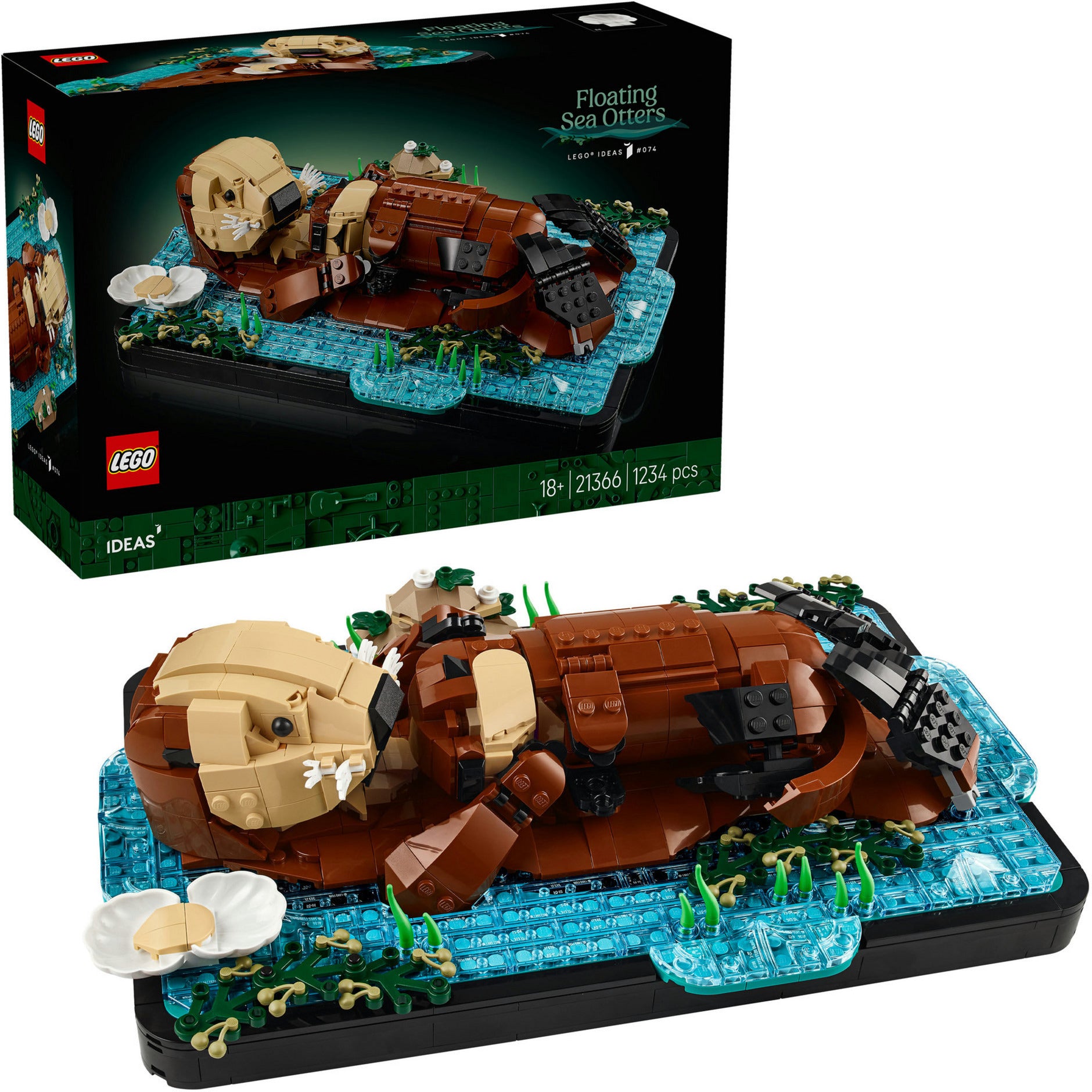Lego ideas drijvende zeeotters - 21366