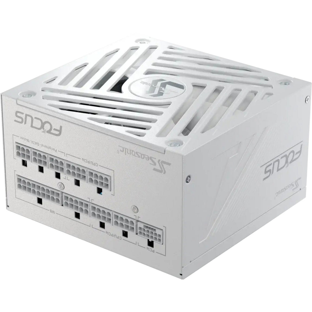 Seasonic focus-gx-750-v4 atx3.0 modulaire 750 watt voeding (wit, 1x 12vhpwr, 2x pcie)
