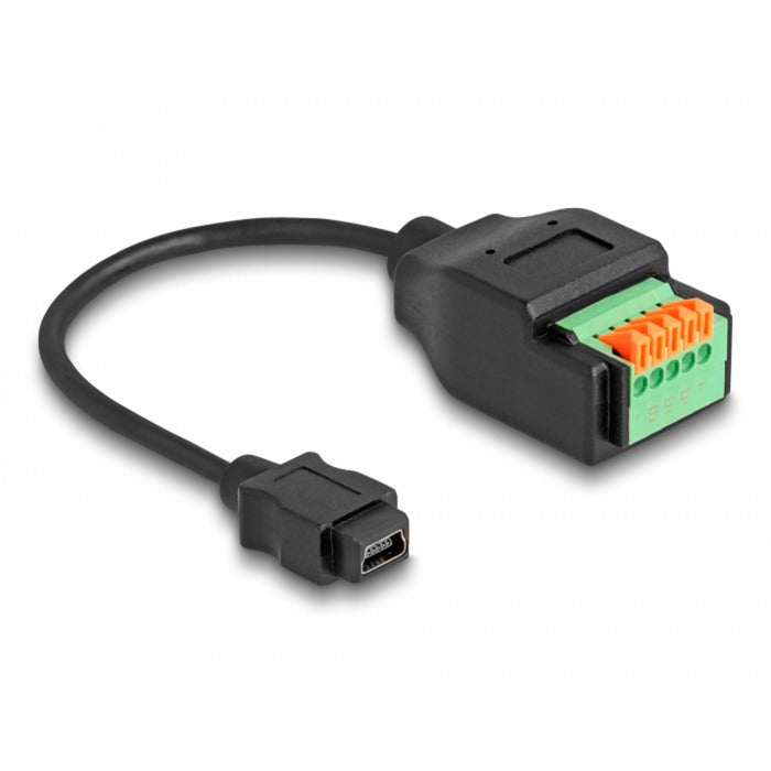DeLOCK DeLOCK USB 2.0-adapter, USB 2.0 type Mini-B vrouwelijk > 5 pi