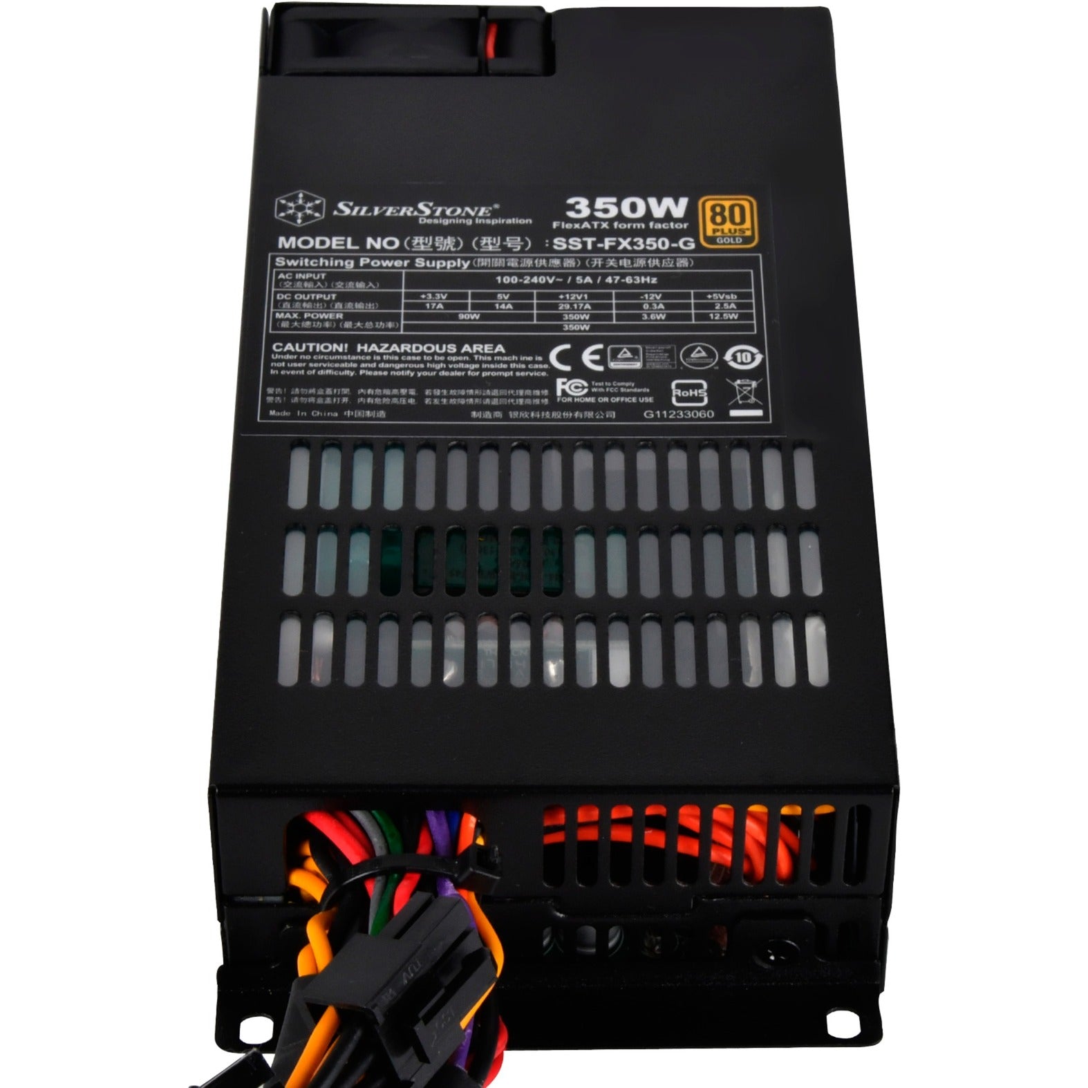 Silverstone fx350-g 350 watt voeding (flex atx form factor)