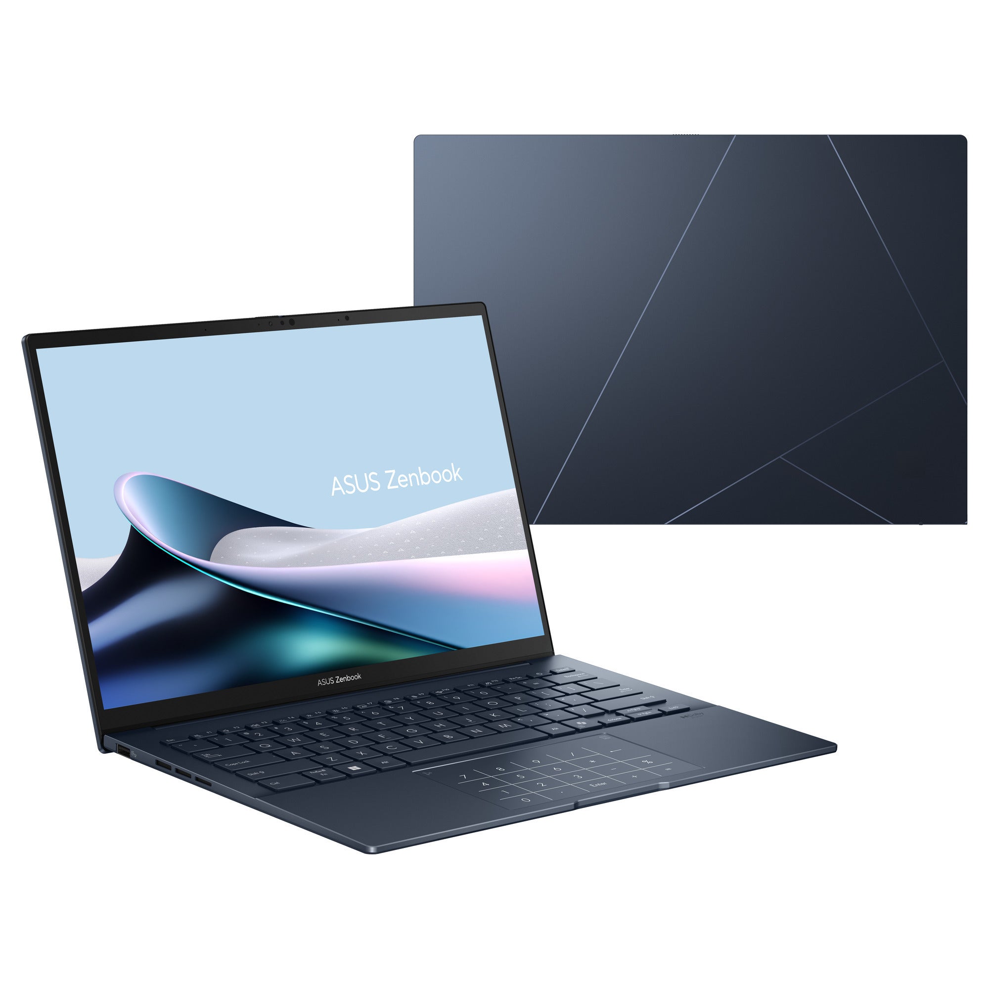 Asus zenbook 14 oled ux3405ca-qd012w 14 laptop (blauw | core ultra 7 255h | arc 140t | 32 gb | 1 tb ssd)