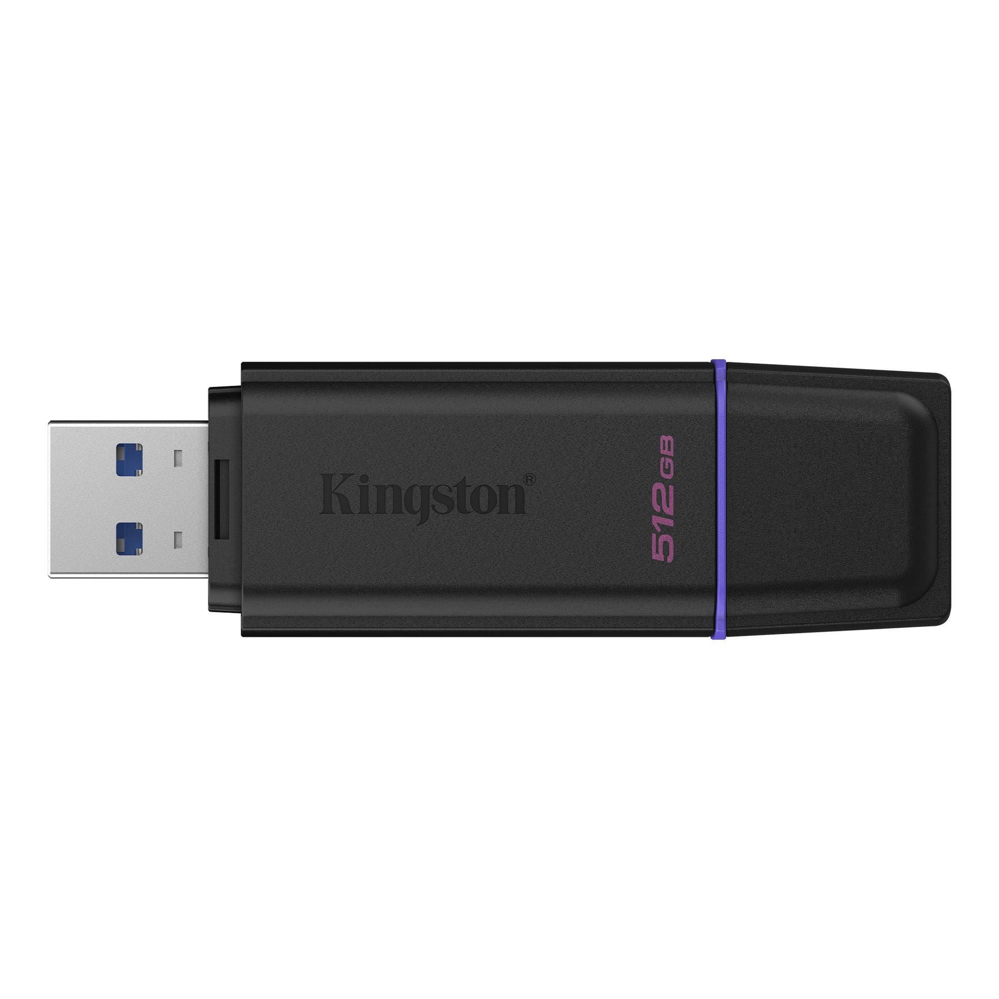 Kingston datatraveler exodia 512 gb usb-stick (zwart lila, usb-a 3.2 gen 1 (5 gbit s))