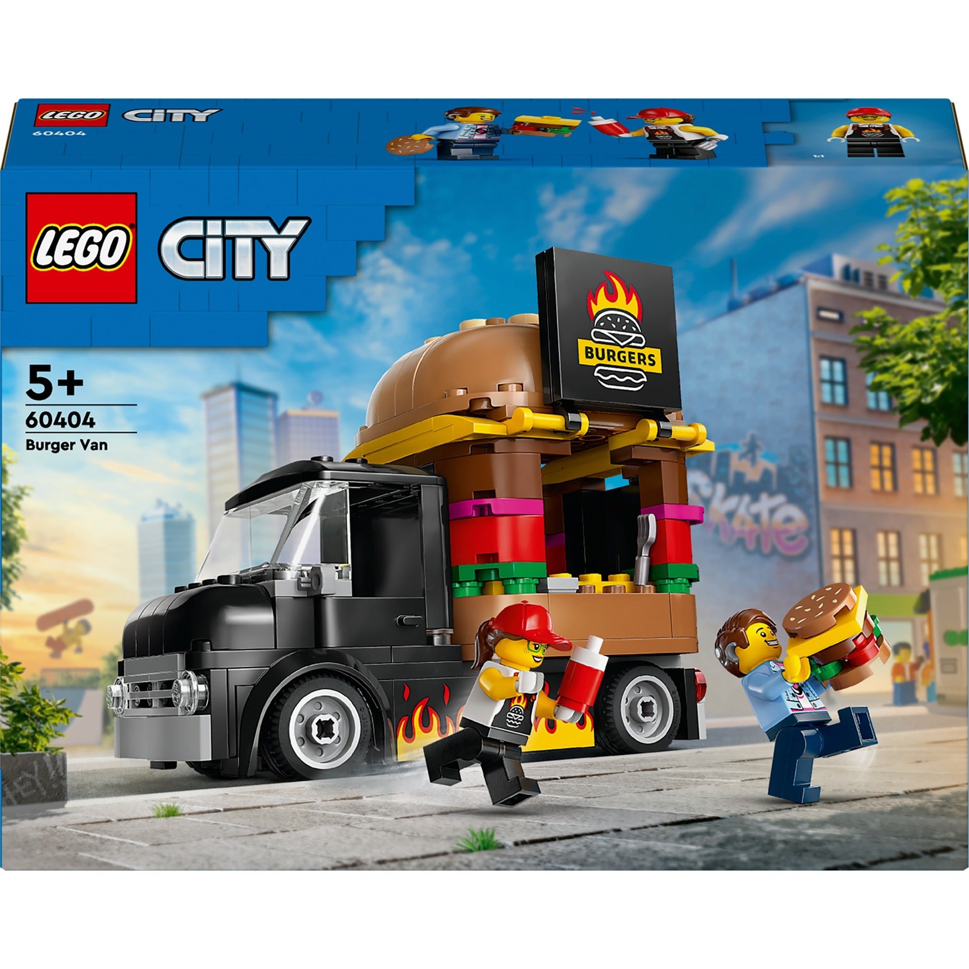 Lego city - hamburgertruck constructiespeelgoed (60404)