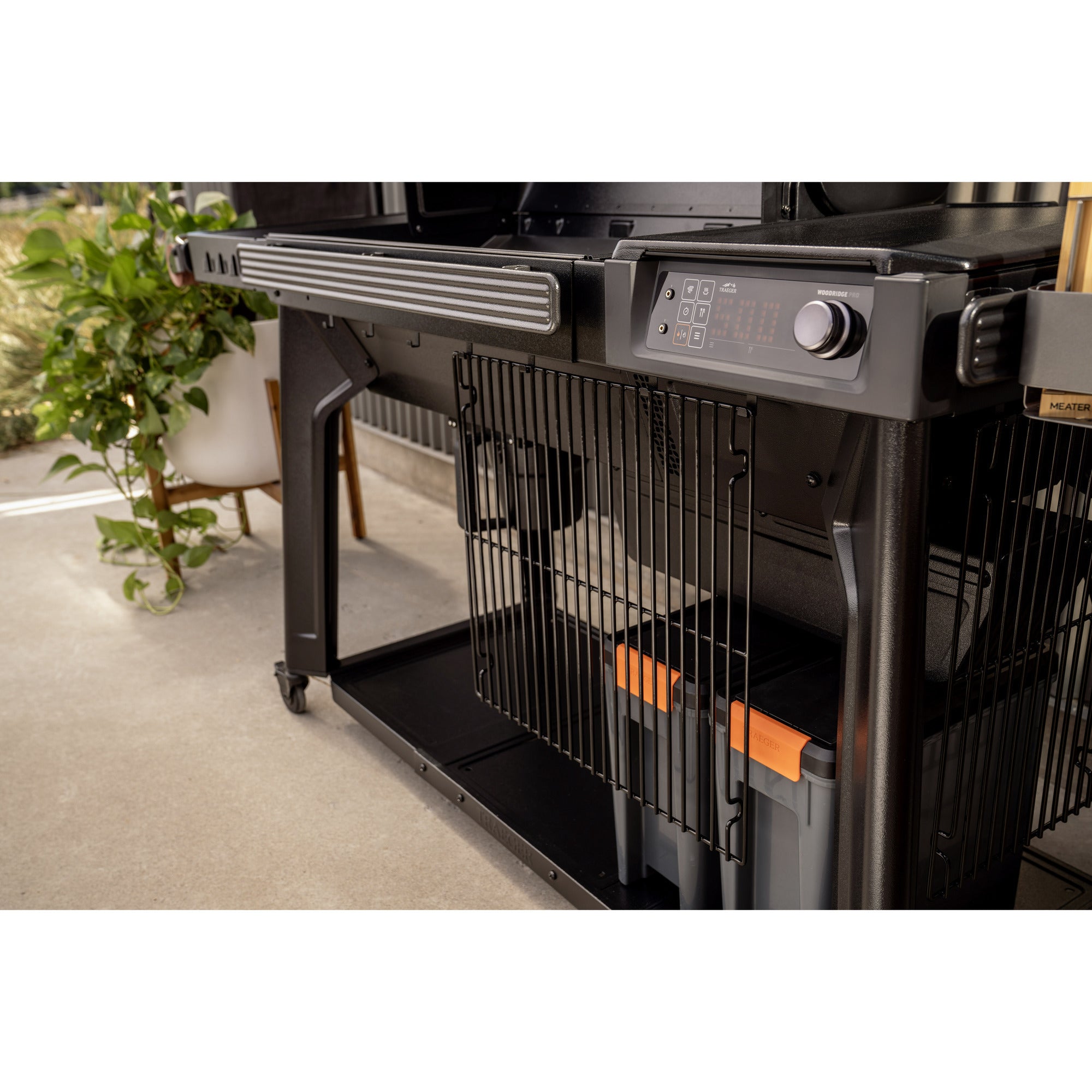 Traeger woodridge pro pellet barbecue (zwart, wifire)