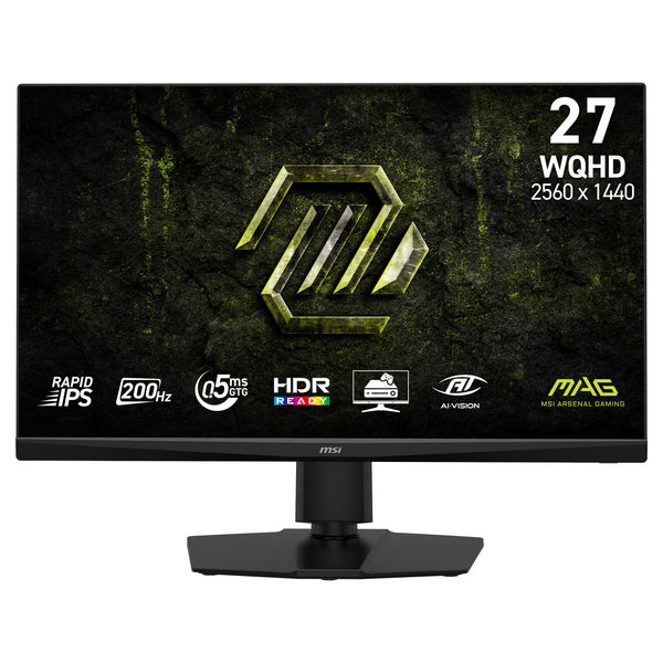 Msi mag 272qpf e20 27 gaming monitor (zwart, 1x displayport, 2x hdmi, 200 hz)