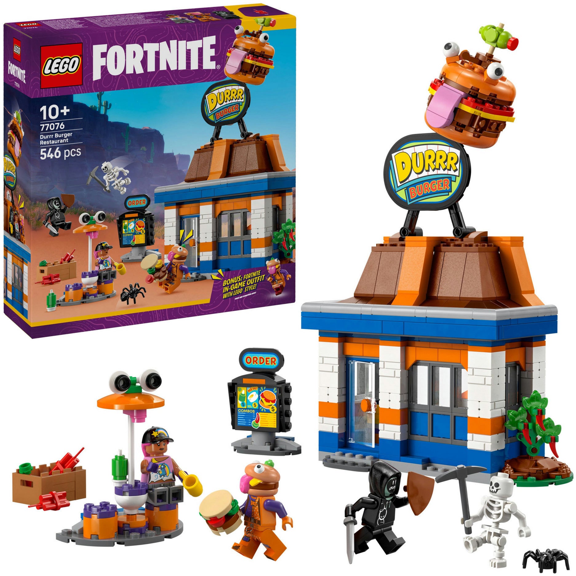 Lego 77076 Fortnite Durrr Burger Restaurant