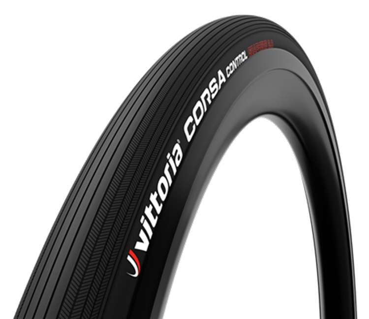 Vittoria - corsa control tlr grafeen 2.0 vouwband zwart 700x25c