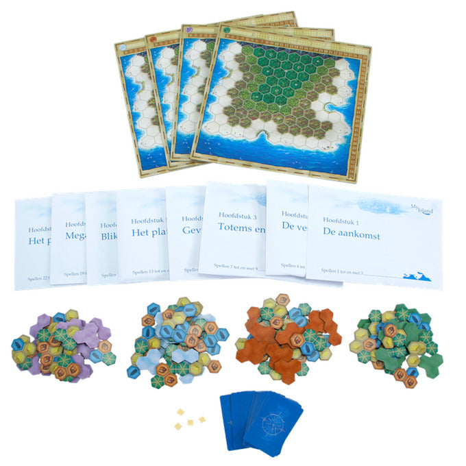 999games 999 games my island bordspel (nederlands, 2 - 4 spelers, 30 minuten, vanaf 10 jaar)