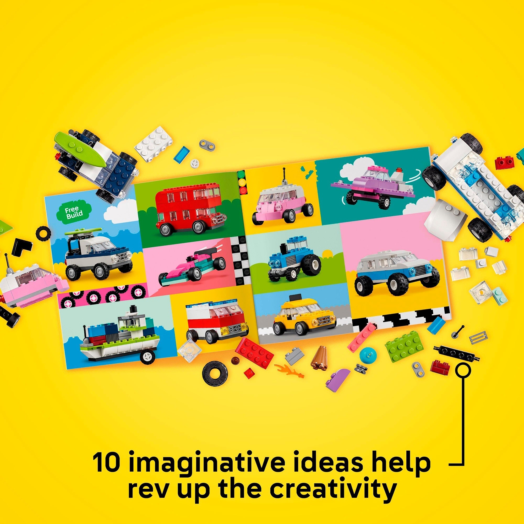Lego classic 11036 creatieve voertuigen