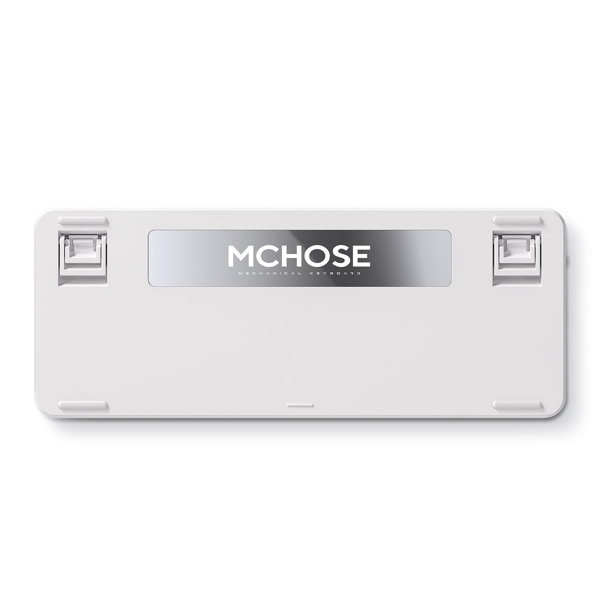 Mchose x75 v2 blue icy creamsicle custom mechanical keyboard (wit, us lay-out (qwerty), kailh box icy creamsicle, 75%, rgb, hot swap, double-shot pbt, draadloos | bluetooth | usb-c)