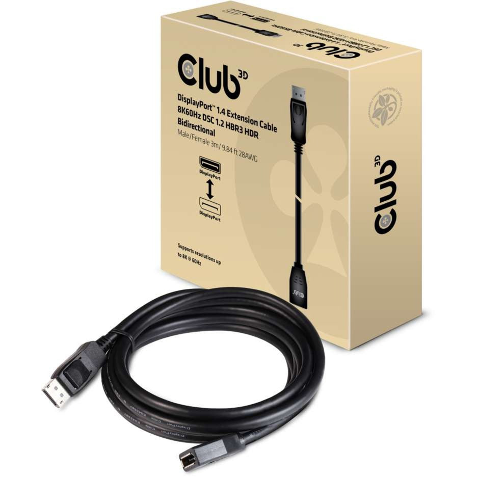 Club 3D Club 3D DisplayPort 1.4 DSC 1.2 HBR3 HDR Bidirectioneel