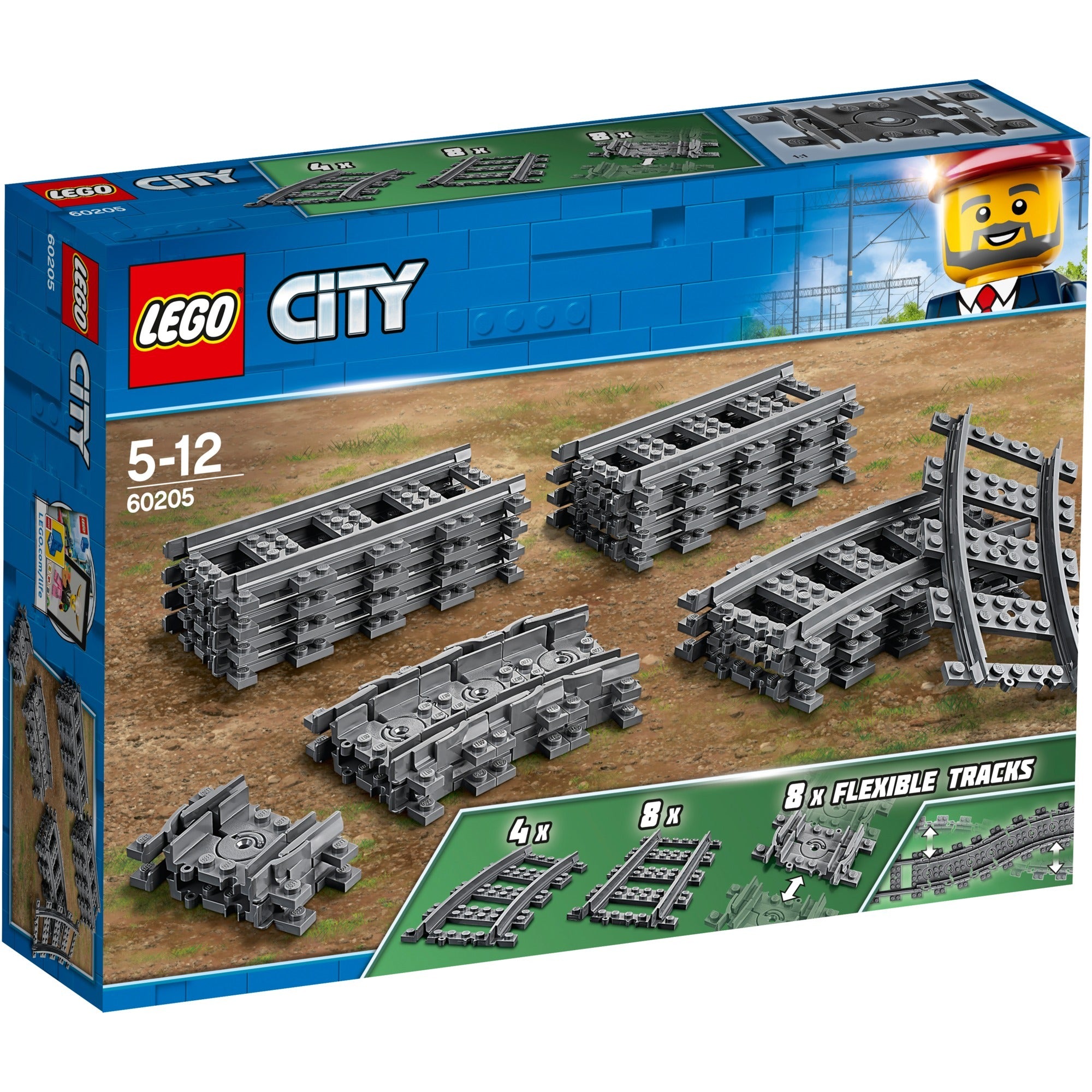 Lego city 60205 treinrails