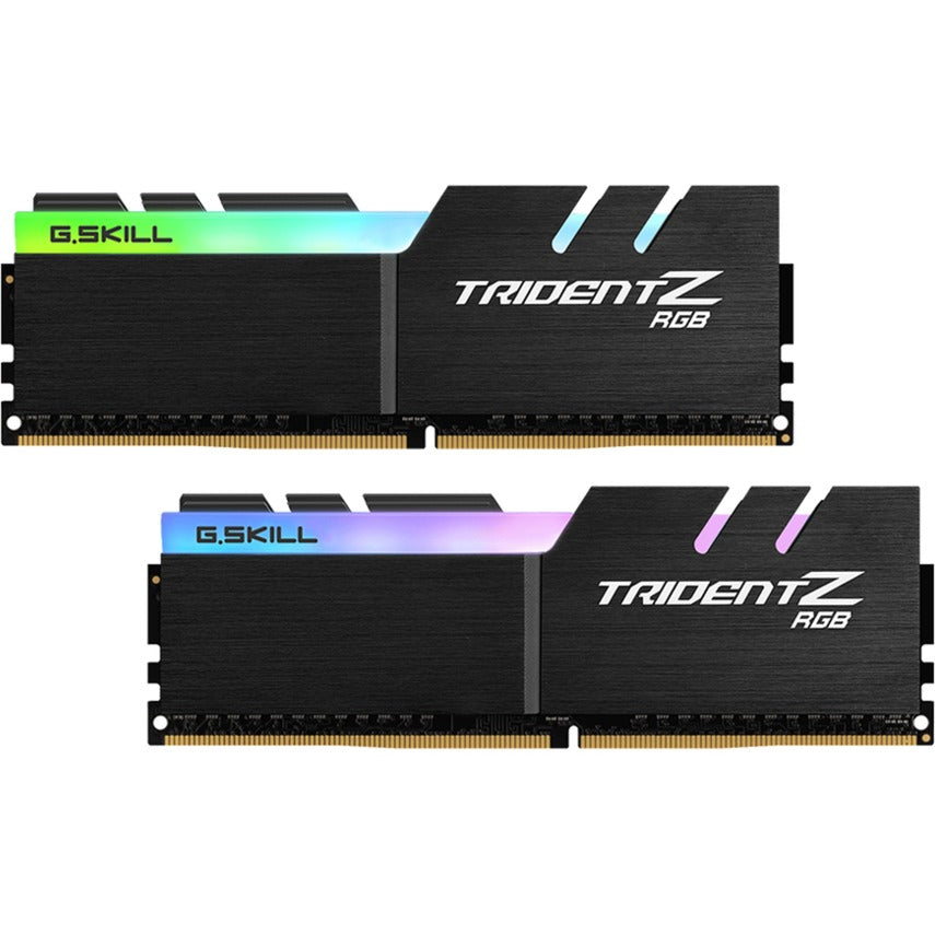 G.skill trident z rgb 32 gb ddr4-3600 (2x 16 gb) werkgeheugen (zwart, f4-3600c18d-32gtzr, xmp 2.0)