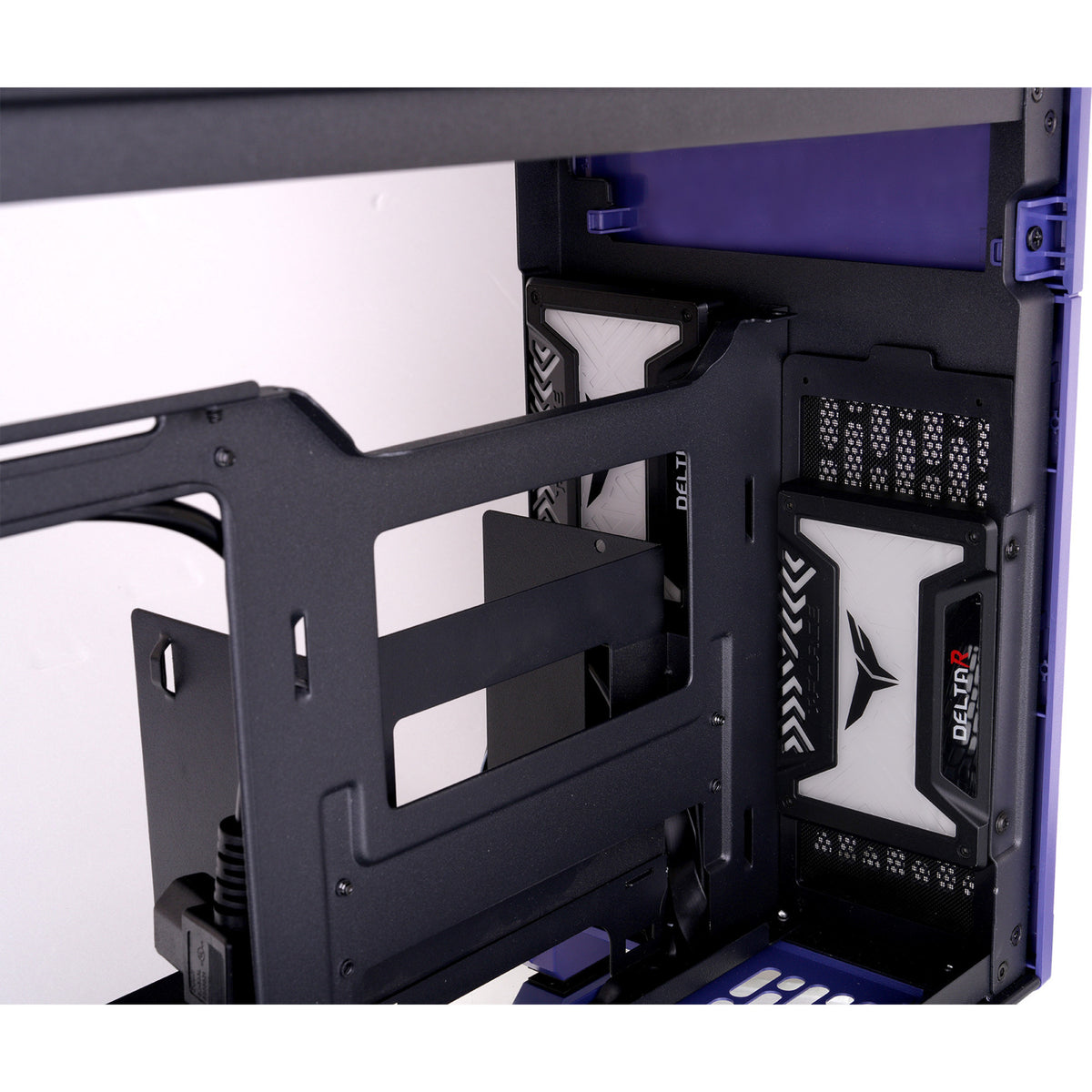 Thermaltake tr100 future dusk mini tower behuizing (paars | 2x usb-a | 1x usb-c)