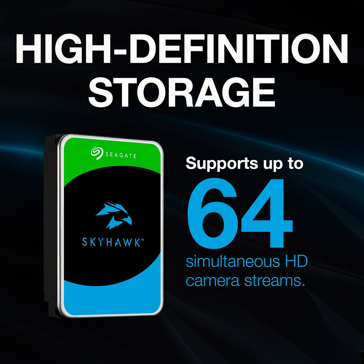 Seagate skyhawk 6 tb harde schijf (sata 6 gb s)