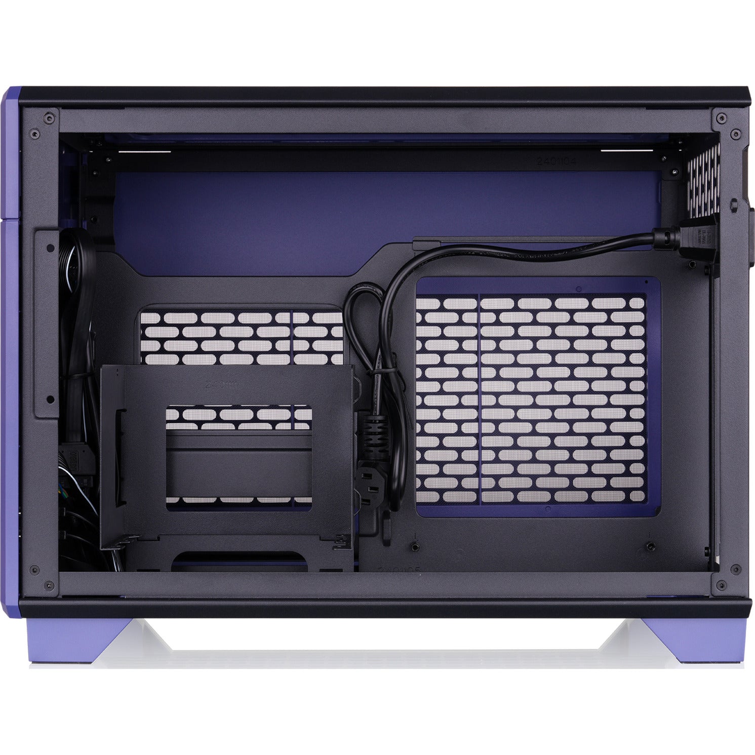 Thermaltake tr100 future dusk mini tower behuizing (paars | 2x usb-a | 1x usb-c)