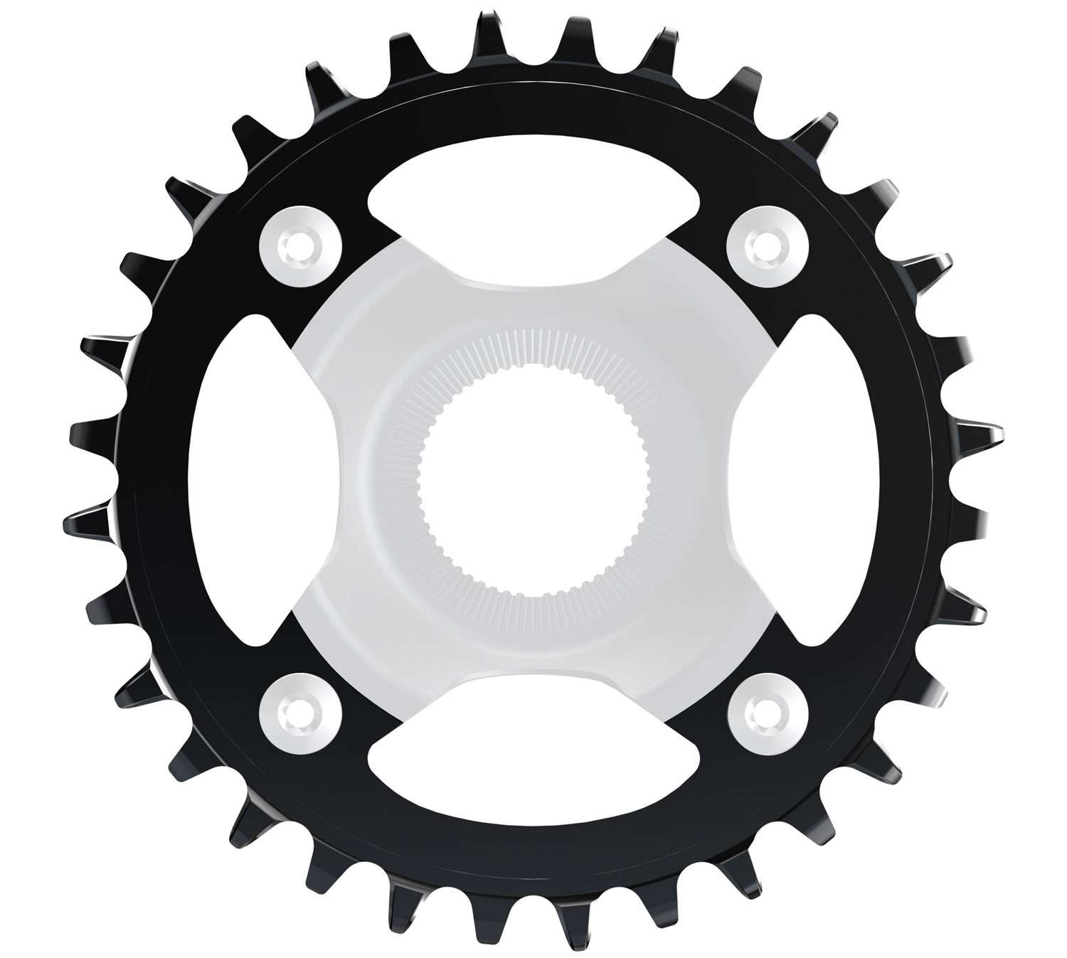 Shimano steps cr-em800 chainring without 4-arm spider