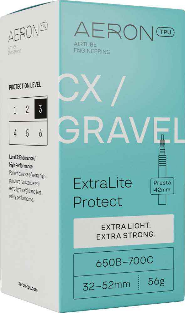 Aeron tpu aeron tpu cx gravel - extralite protect 32-52 presta valve 42 650b - 700c