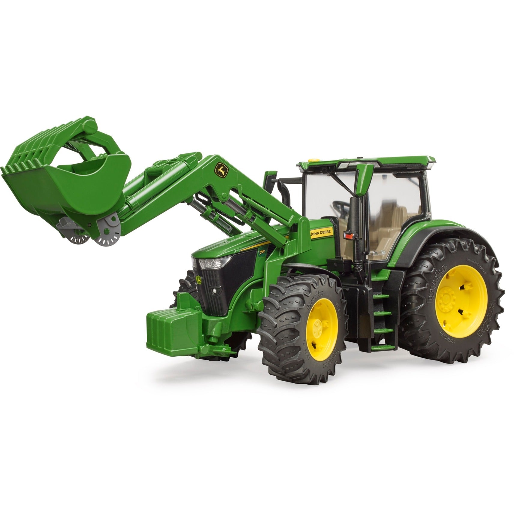Bruder tractor john deere 7r 350 met frontlader
