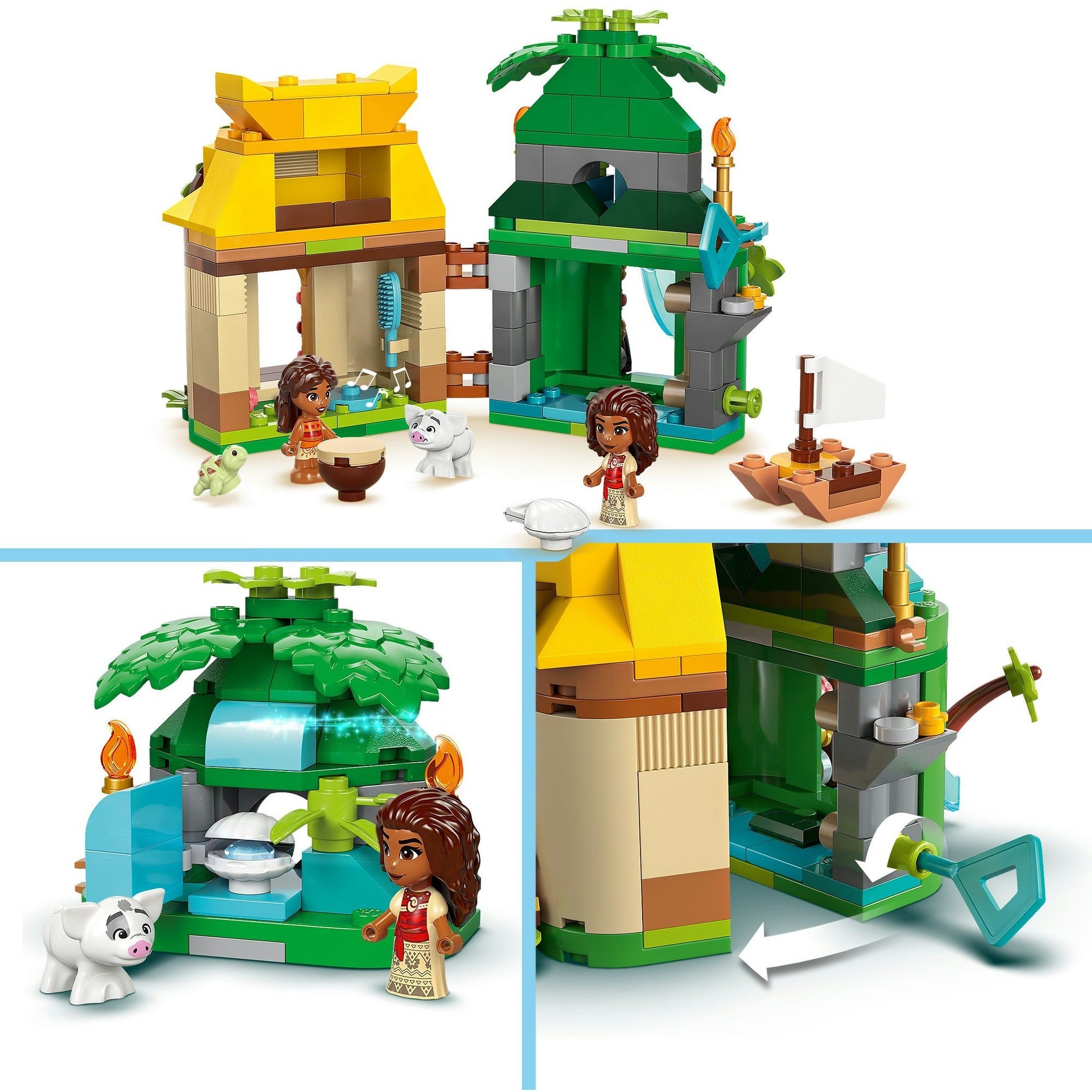 Lego disney princess 43260 vaiana's speeleiland