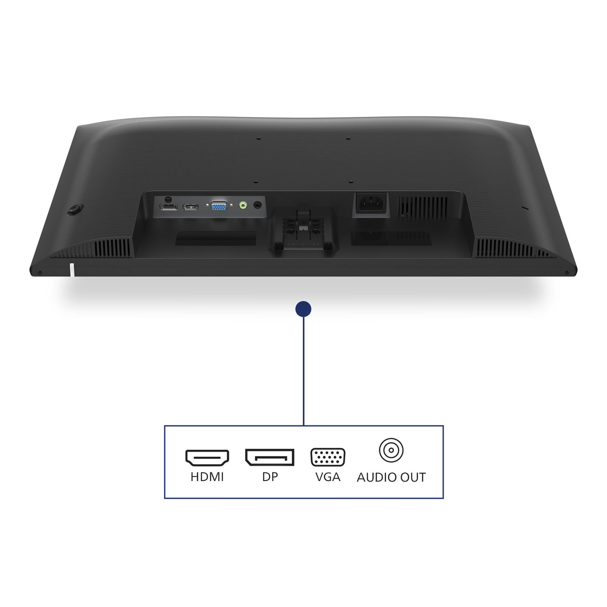 Philips 24e1n1200a 00 23.8 monitor (zwart, vga, hdmi, displayport, audio, 120 hz)