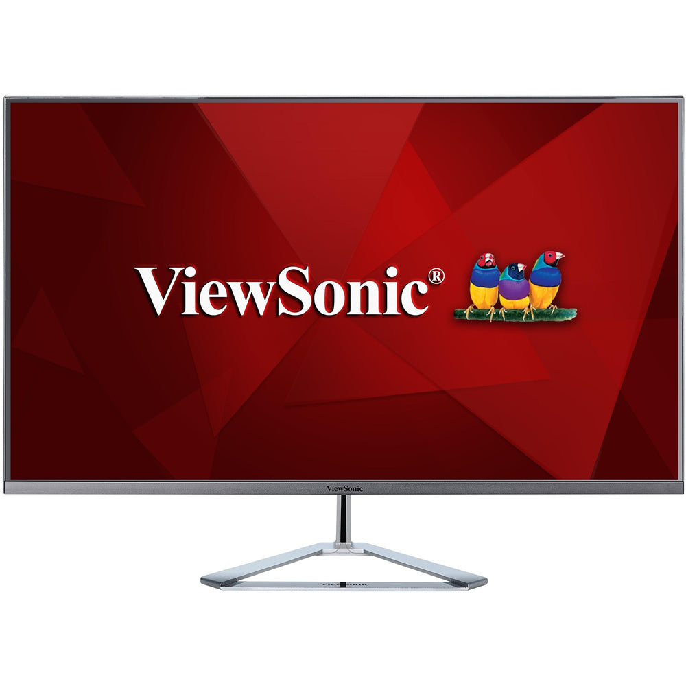 Viewsonic vx3276-mhd-3 31.5 monitor (zwart (mat) zilver, 1x hdmi, 1x displayport, vga, audio)