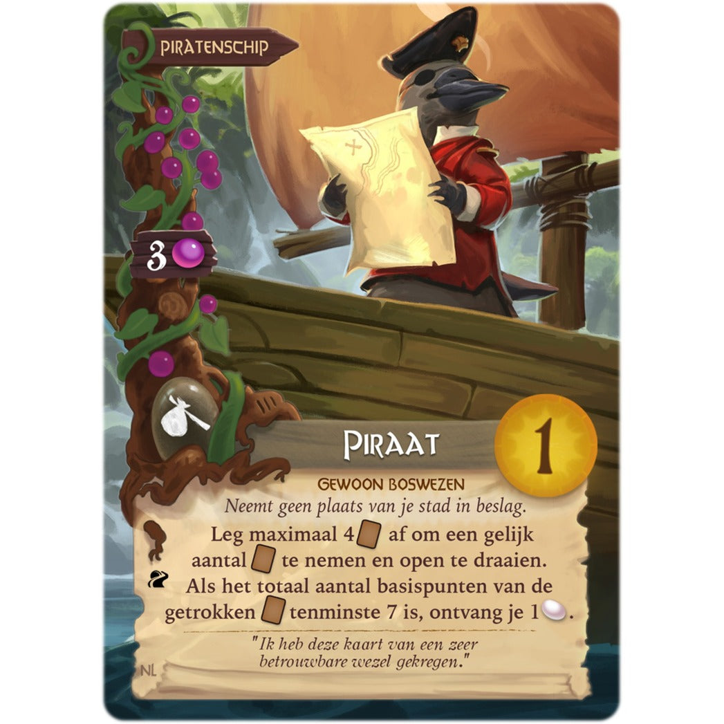 White Goblin Games Everdell: Pearlbrook Board Game (Dutch, Expansion, 1 - 4 Players, 60 Minutes, Ages 10+)