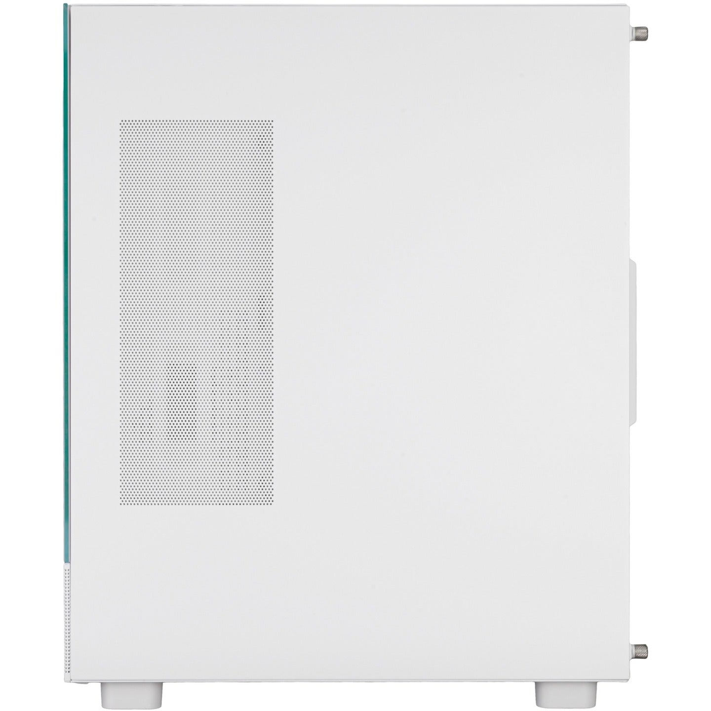 Silverstone lucid 04 mini tower behuizing (wit | 2x usb-a | 1x usb-c | rgb | tempered glass)