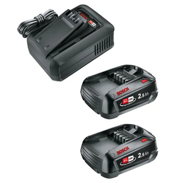 Gardena startkit p4a qc al18v 44 + 2x 2,5ah, 2 accu's en oplader