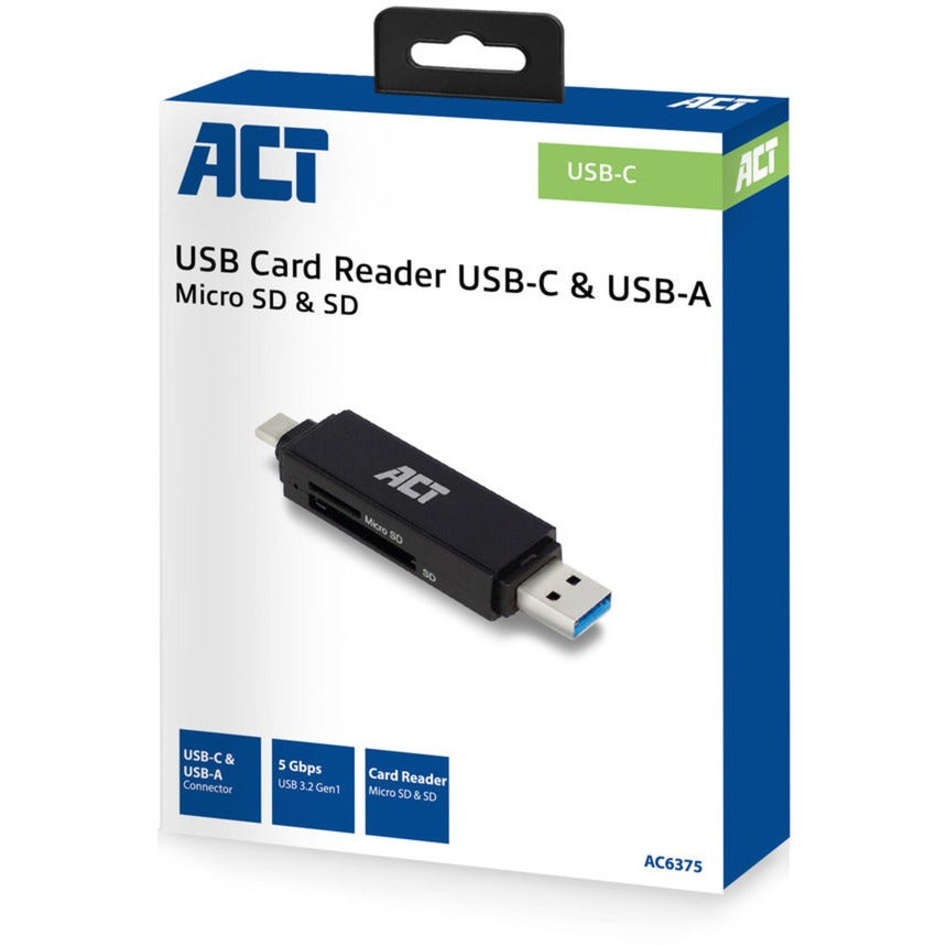Act kaartlezer ac6375 zwart
