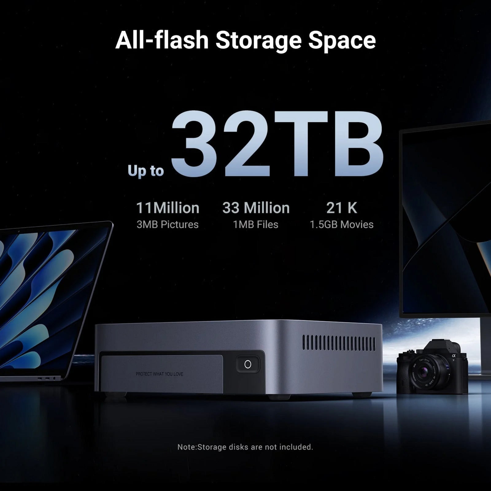 Ugreen nasync dxp480t plus (grijs, wifi, 1x 10gbe, hdmi, thunderbolt 4 (40 gb s))