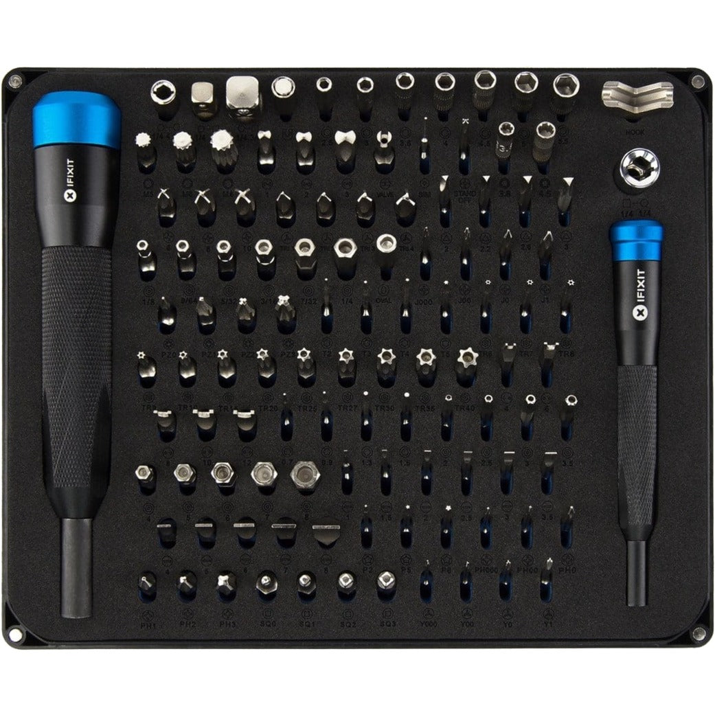 Ifixit manta - 112 bit driver kit bitset (zwart blauw)