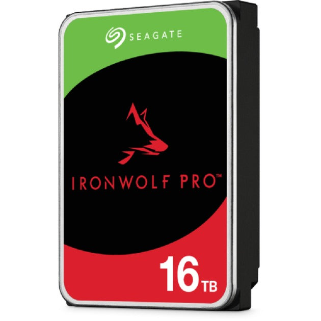 Seagate ironwolf pro 16 tb harde schijf (st16000nt001, sata 600, 24 7)