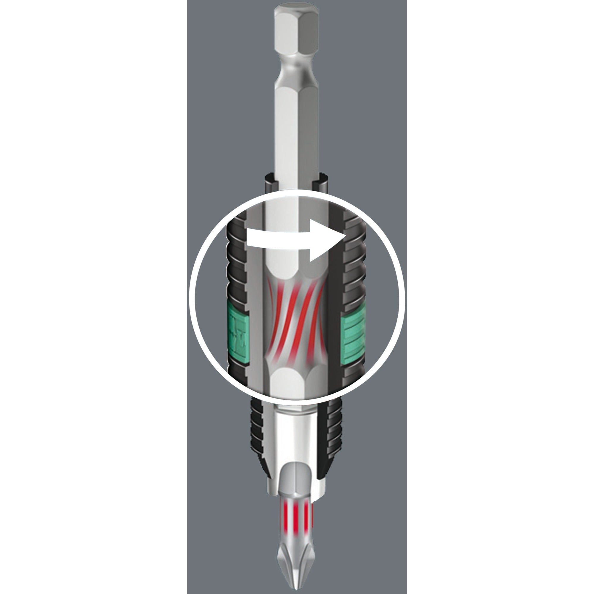 Wera bit-safe 61 bitorsion 1 bitset (61-delig)