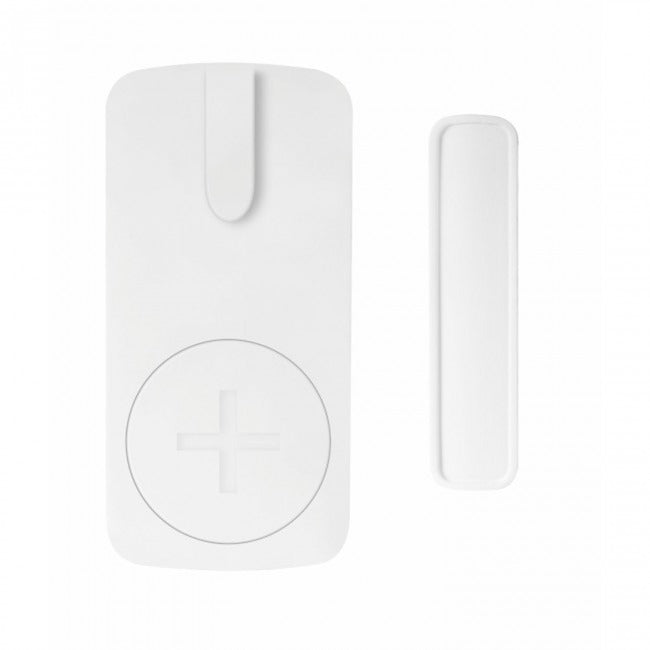 Click-on-click-off smart wireless contact sensor (white)