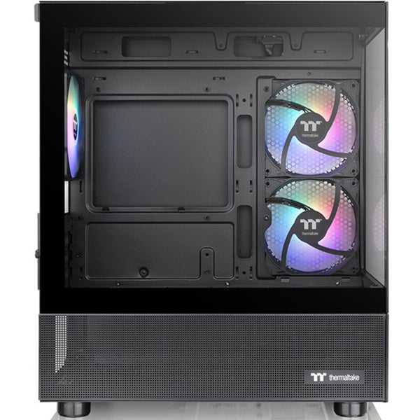 Thermaltake view 170 tg argb mini tower behuizing (zwart | 2x usb-a | rgb | tempered glass)