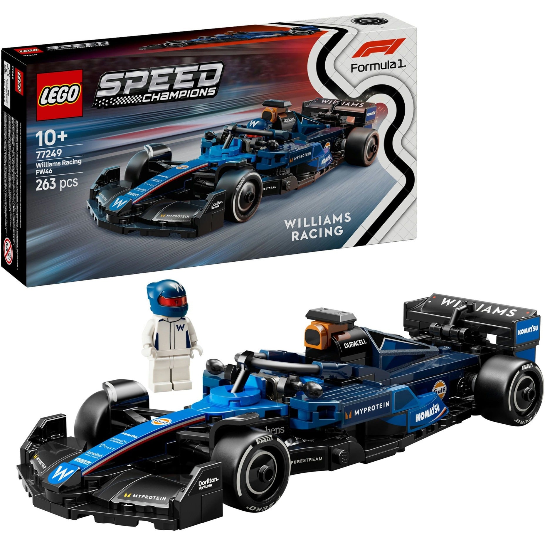 Lego speedkampioenen 77249 williams racing fw46 f1 racewagen