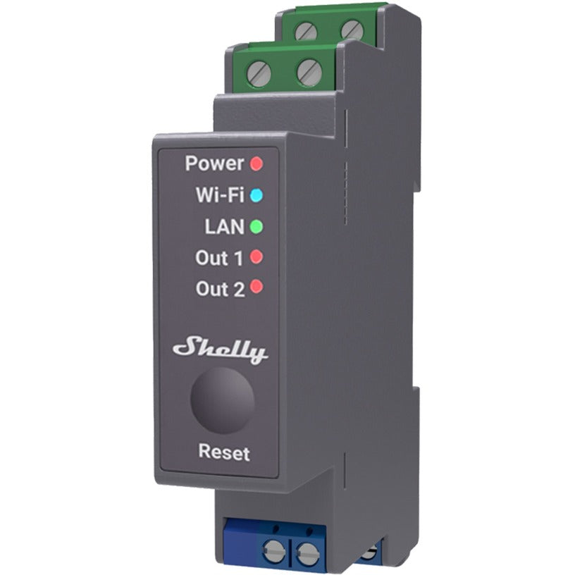 Shelly pro 2 din-railrelais bluetooth, wifi