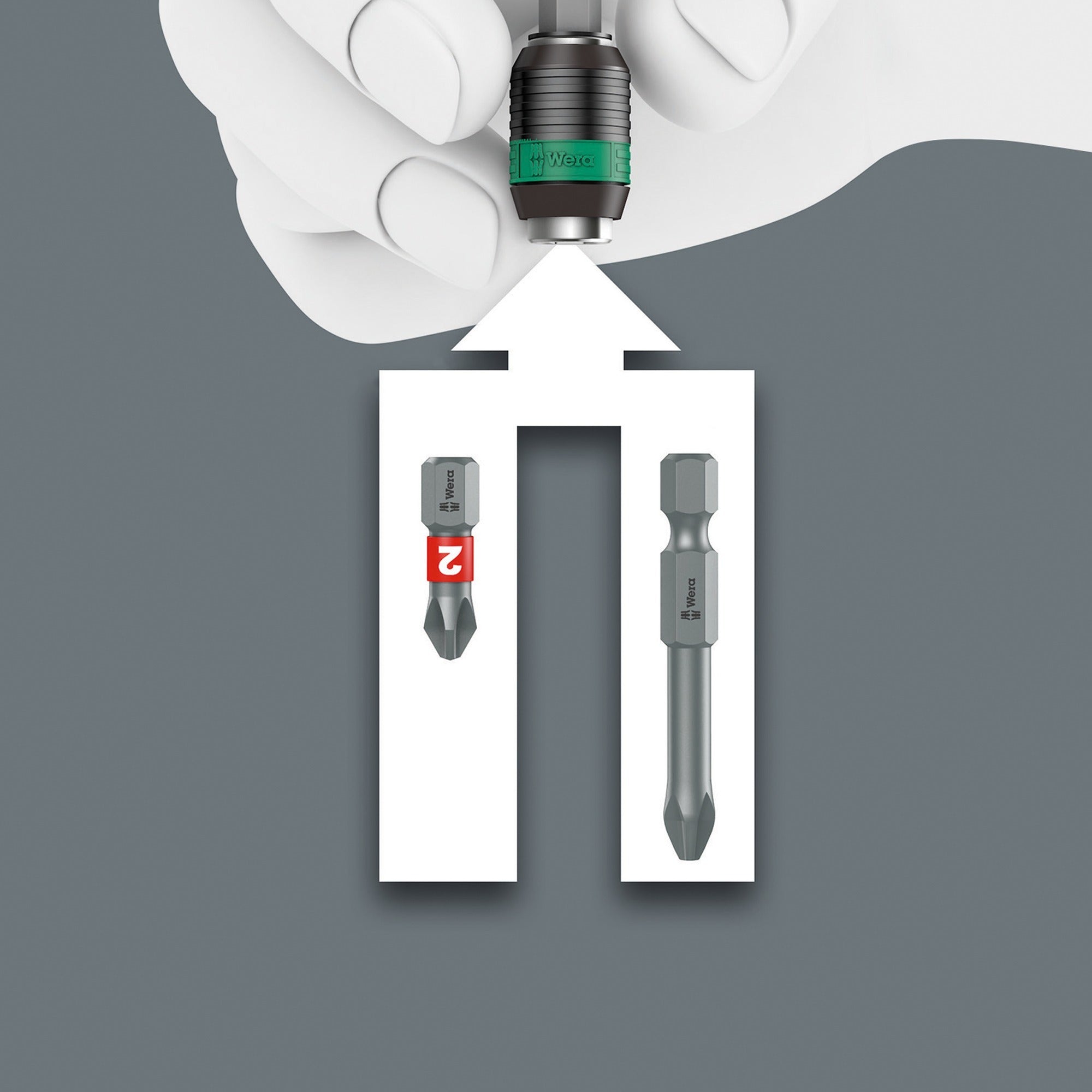 Wera bit-safe 61 bitorsion 1 bitset (61-delig)