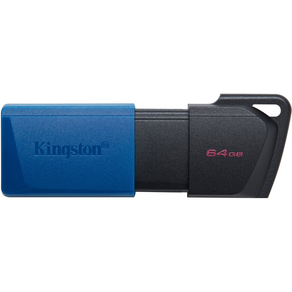 Kingston datatraveler exodia m 64 gb usb-stick (blauw zwart, usb-a 3.2 gen 1)