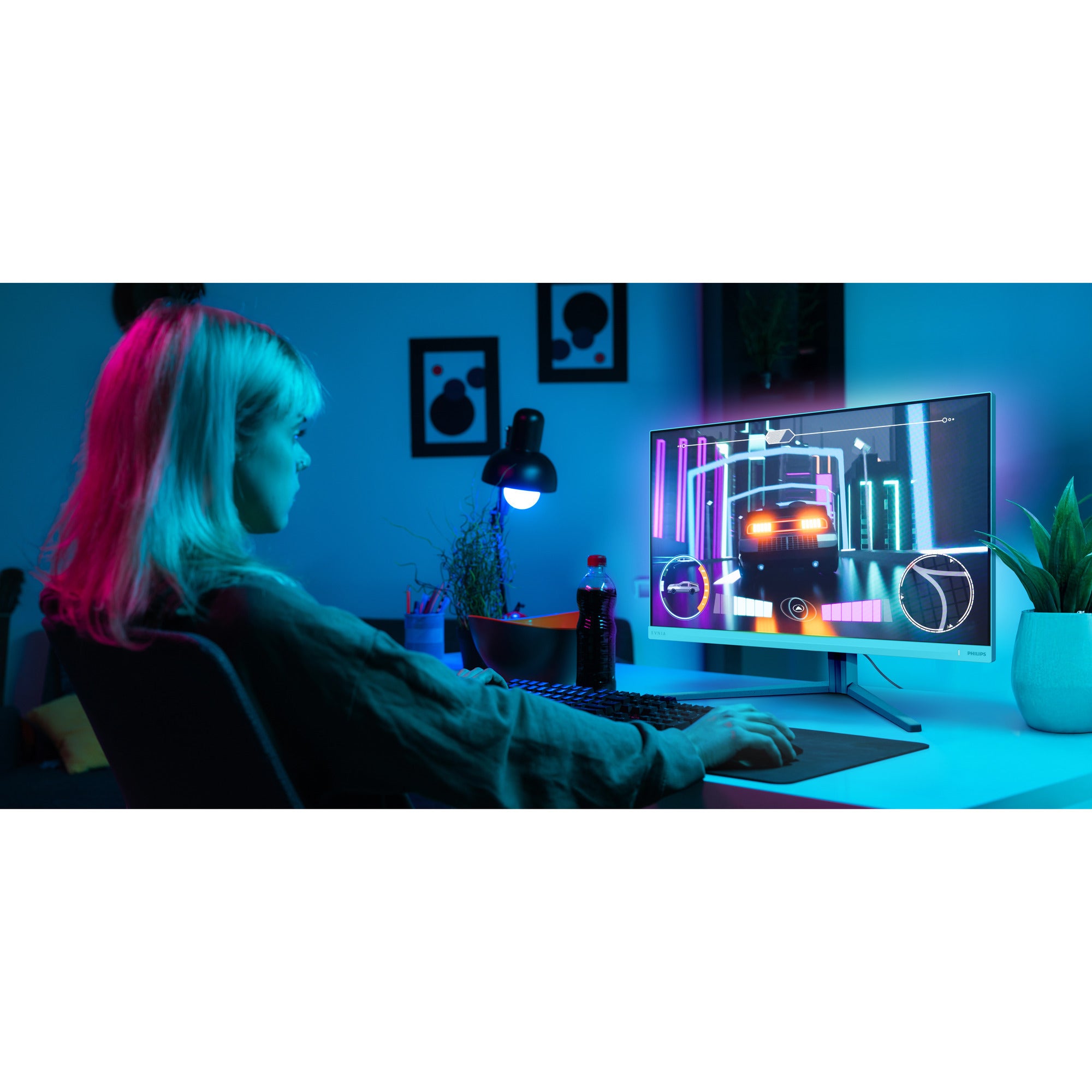 Philips evnia 27m2n5901a 27 4k uhd gaming monitor (wit, 2x hdmi, displayport, 2x usb-a, usb-b, usb-c, 160 hz 320 hz)