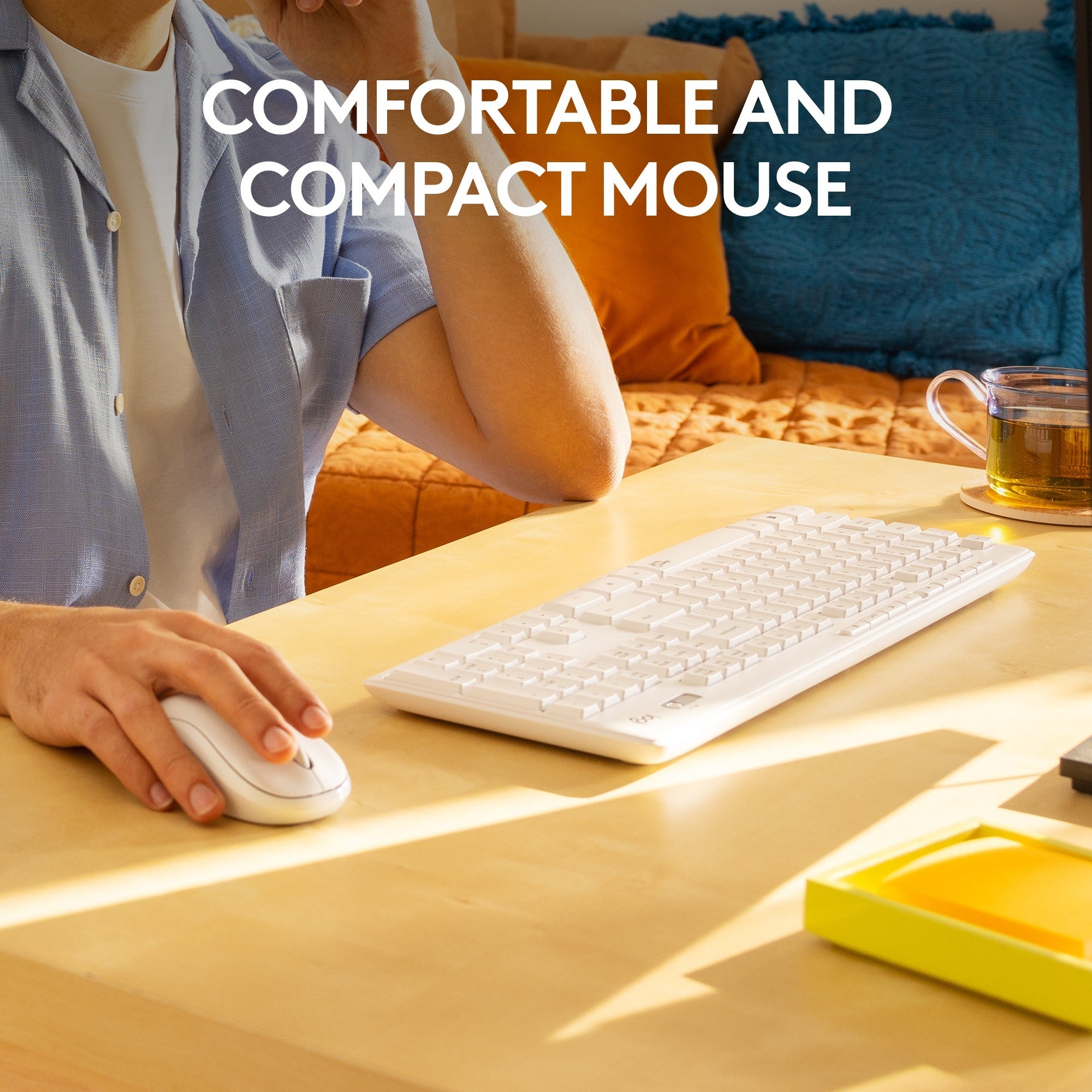 Logitech Logitech MK295 Silent Draadloze Toetsenbord- en Muiscombinatie