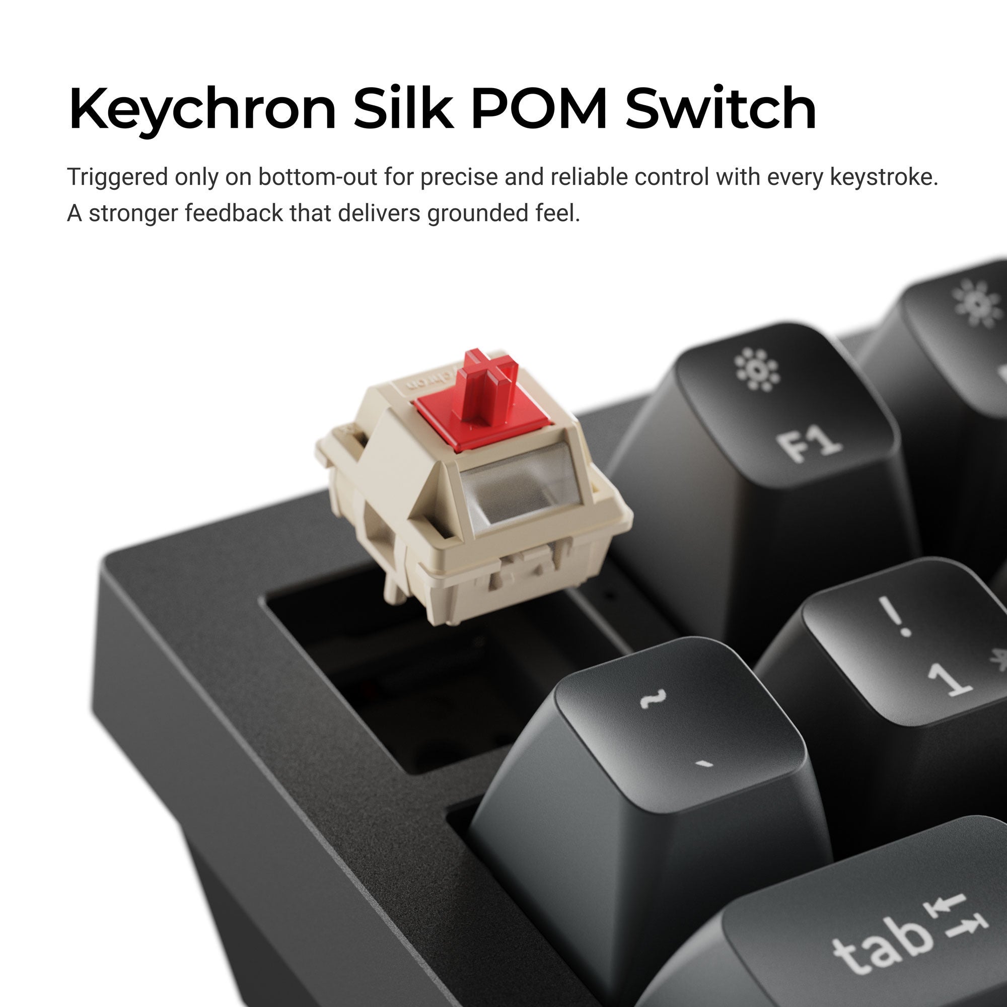 Keychron q6 ultra-m3 8k wireless custom mechanical keyboard (zwart, us lay-out (qwerty), silk pom brown, 100%, rgb, hot swap, 8k, 2.4 ghz bluetooth 5.2 usb-c)