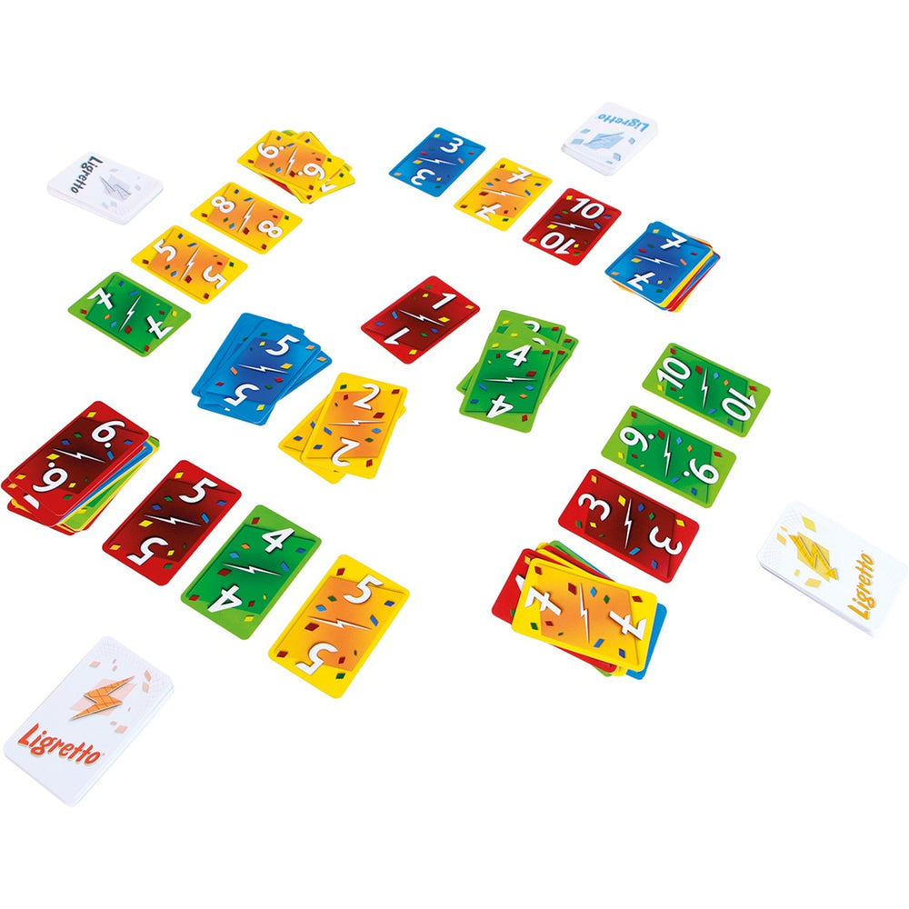 999games 999 games ligretto groen kaartspel (nederlands, 2 - 4 spelers, 10 minuten, vanaf 8 jaar)