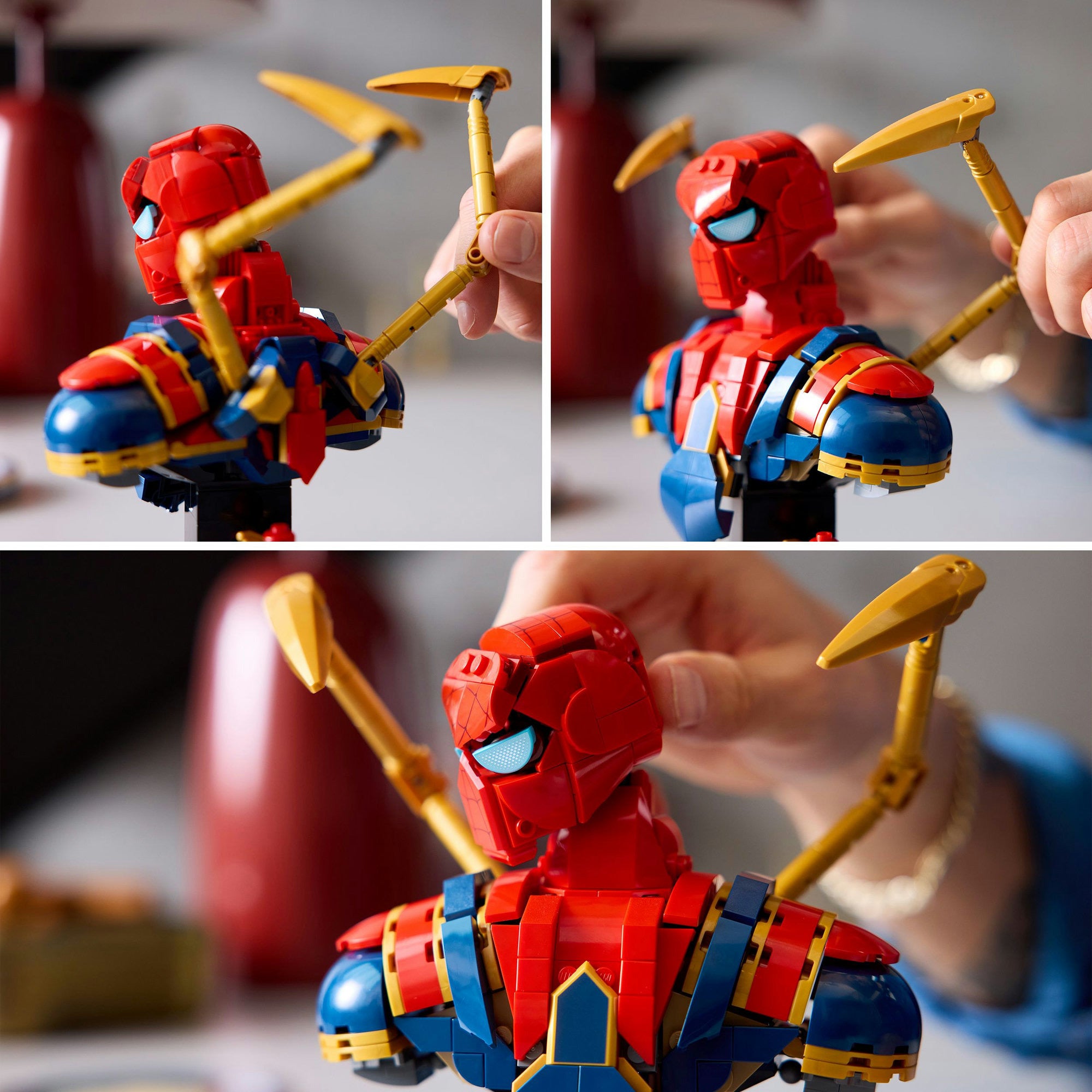 Lego super heroes 76326 iron spider-man buste