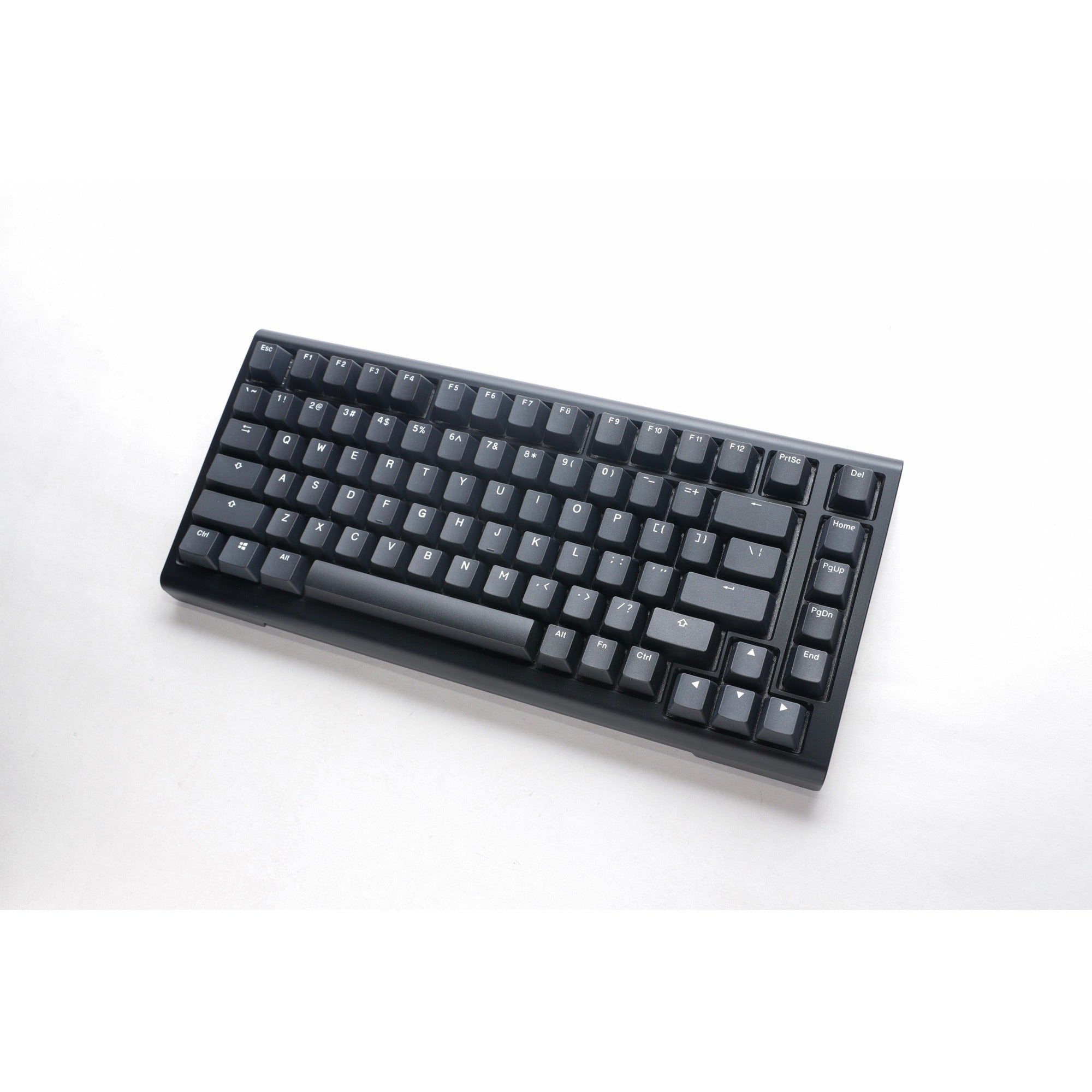 Ducky projectd tinker 75 met qmk via, toetsenbord (zwart wit, us lay-out, cherry mx red, rgb led, double-shot pbt, hot-swappable, gasket mount, 75%)