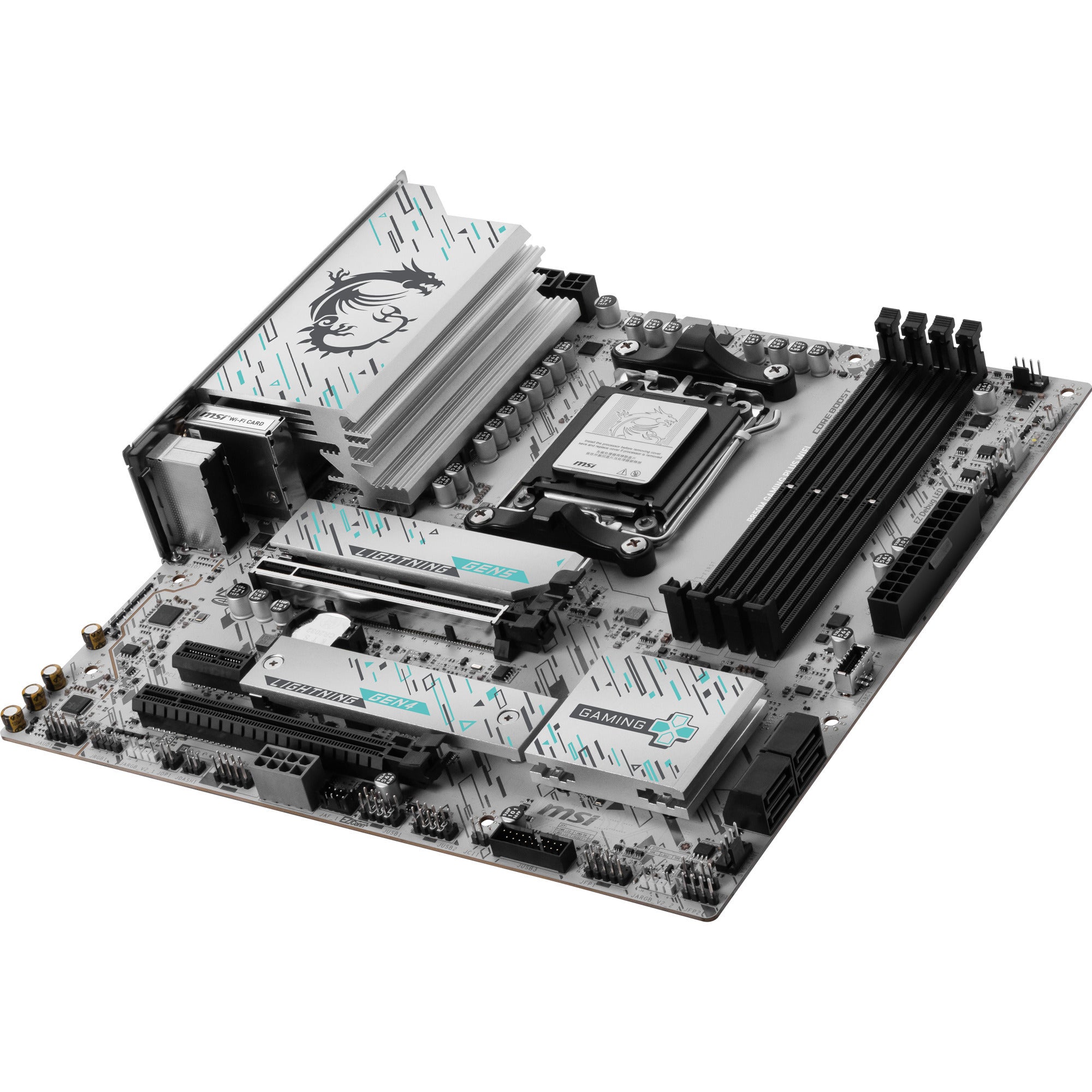 Msi b850m gaming plus wifi socket am5 moederbord (raid, 5gb-lan, wi-fi 7, bt, sound, µatx)