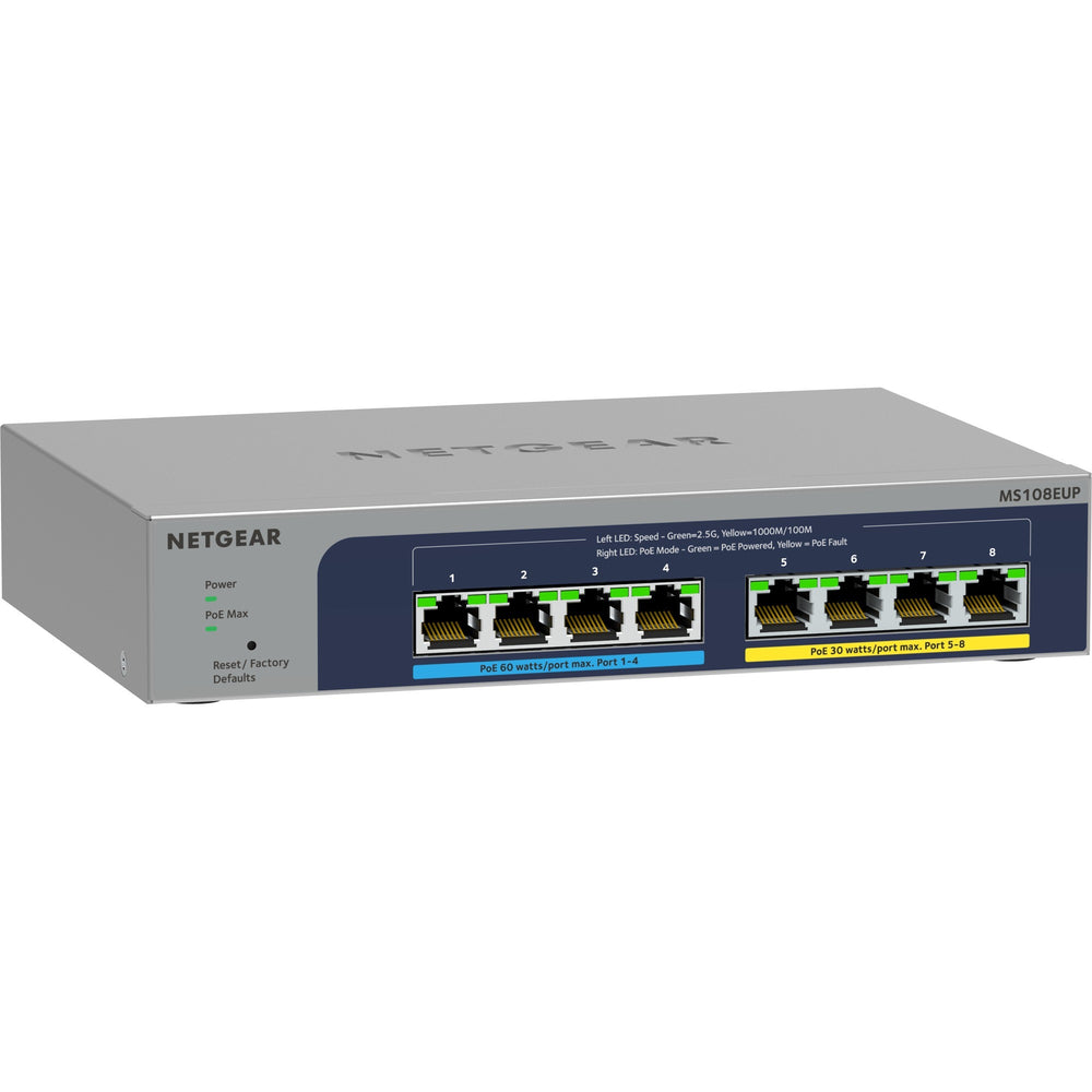 Netgear Netgear 8-poorts Multi-Gigabit (2,5G) Ultra60 PoE++ Ethernet
