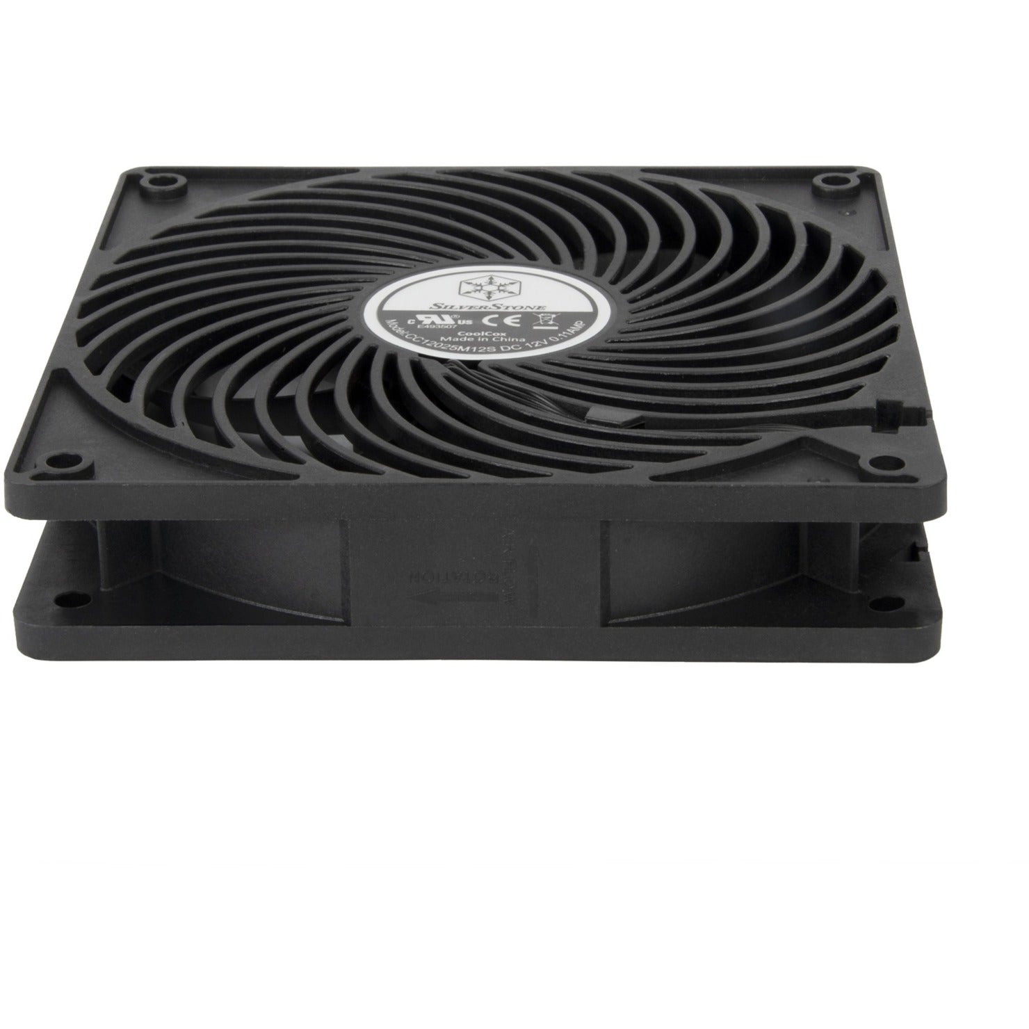 Silverstone air penetrator 120i case fan (zwart, 120 x 120 x 25 mm)