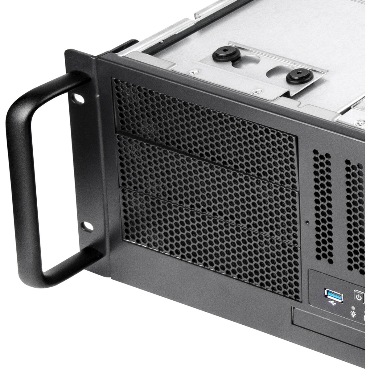 Silverstone RM41-506 rackmount chassis (black | 2x USB-A 3.2 (5 Gbit/s))